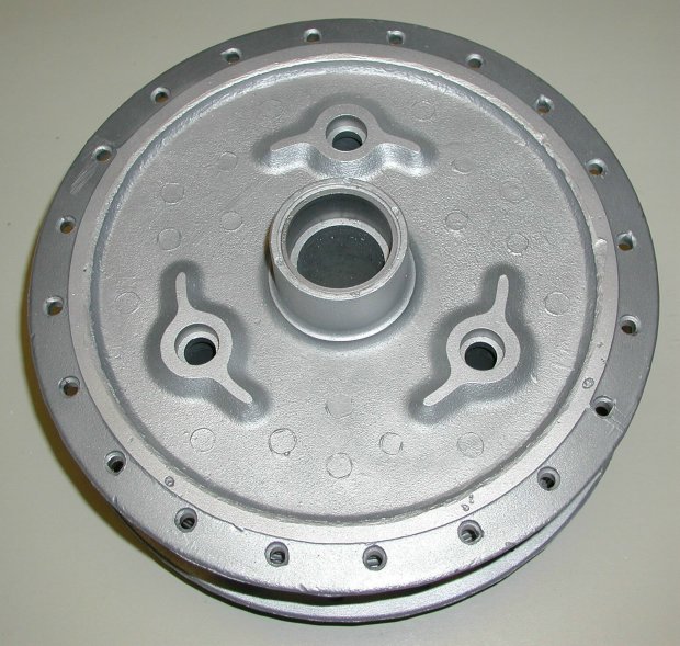 Drive side of hub