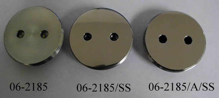 Front side of the three plugs