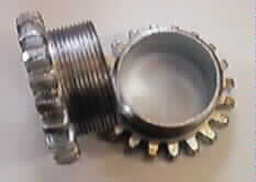 750 finned exhaust nut