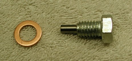 Drain plug and sealing washer