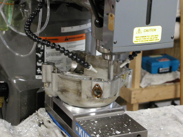 Case being milled