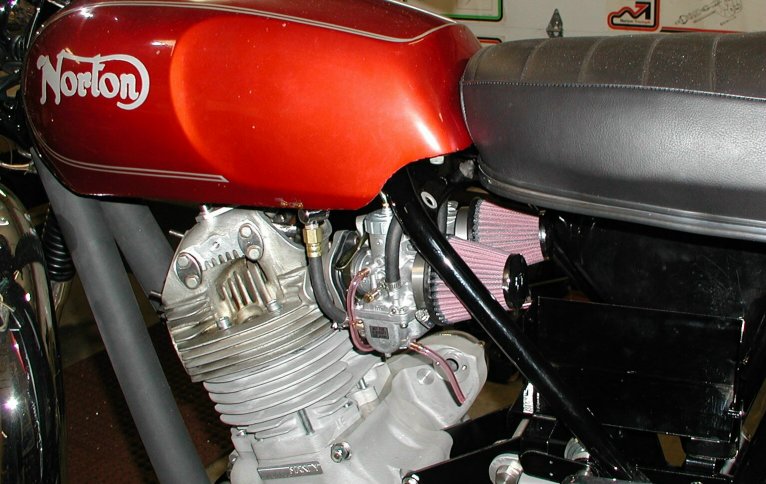 Filters mounted on a Commando