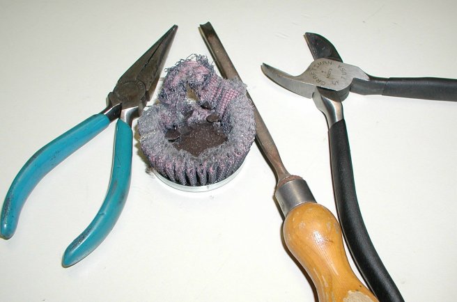 The tools used.
