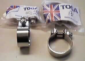  Toga Exhaust Clamps 