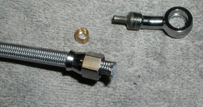 Threading the compression fitting