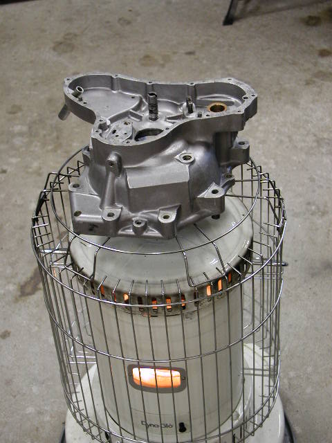 Case on heater