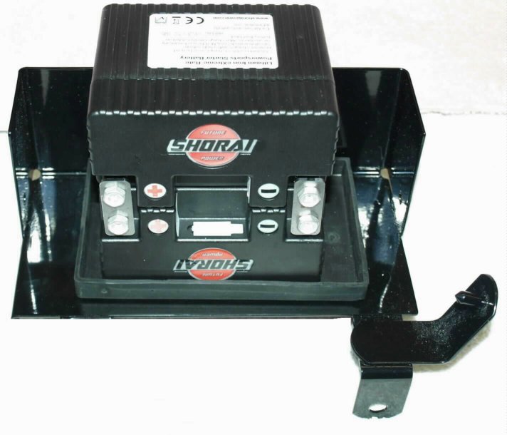 Two 14 amp hour batteries in the pre-MK3 battery box
