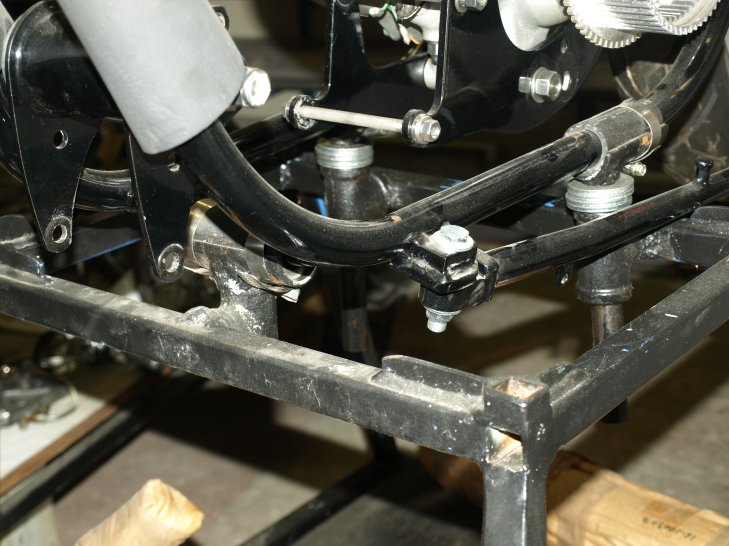 The frame mounts on the stand