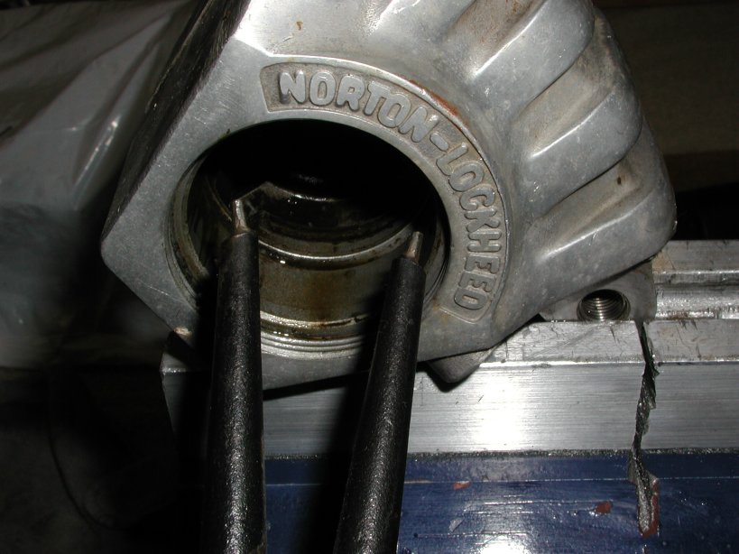 Removing the inside piston