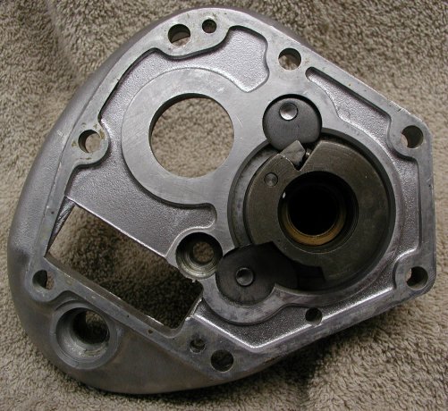 Kickstart shaft in place in the inner case