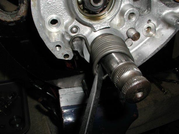 Installing the kickstart spring