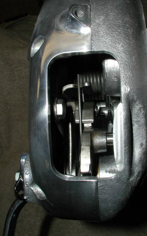 Inside the inner and outer covers