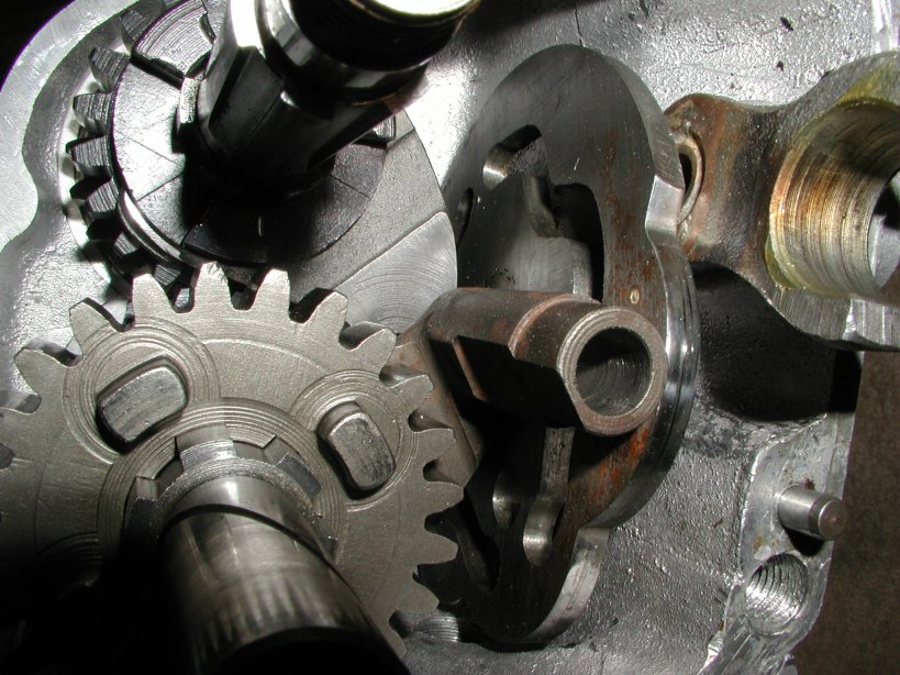 inside the gearbox