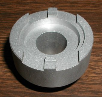 Bottom side of the socket