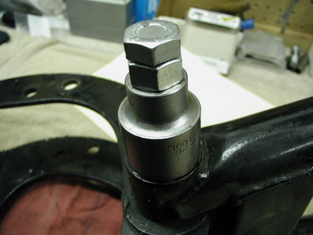 The puller in place