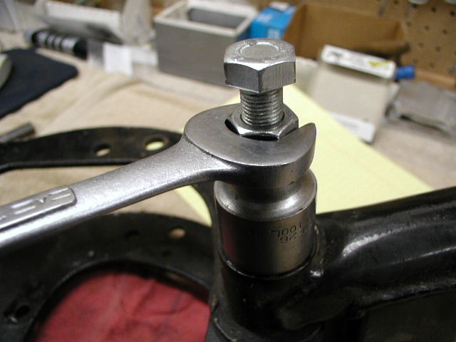 Spindle pulled into the socket