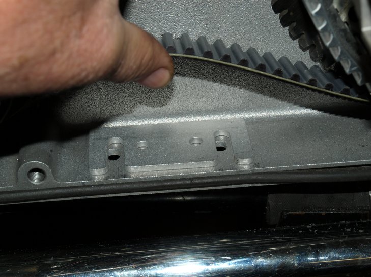 One shim in it's proper position.