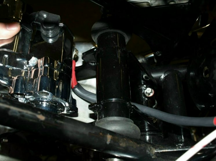 Threading the starter wires